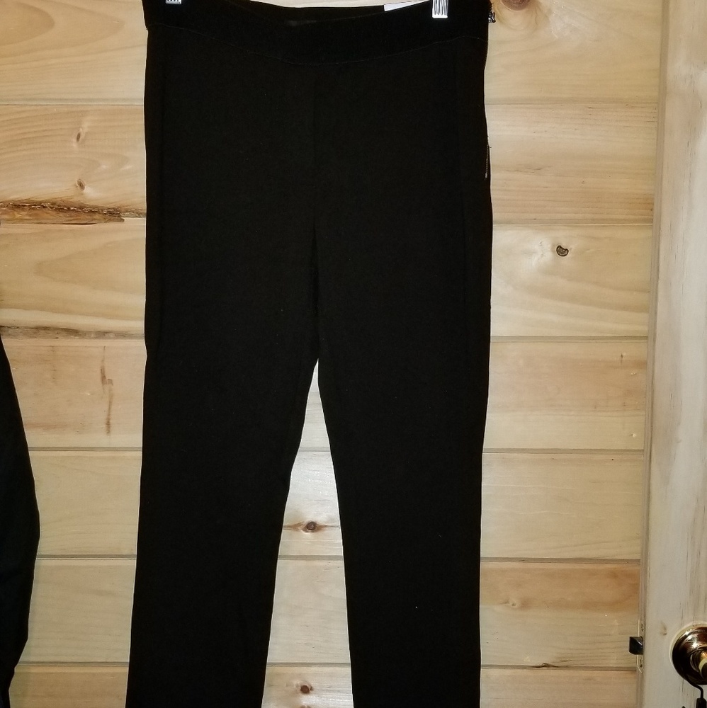 WHBM stretchy black dress pants skinny ankle